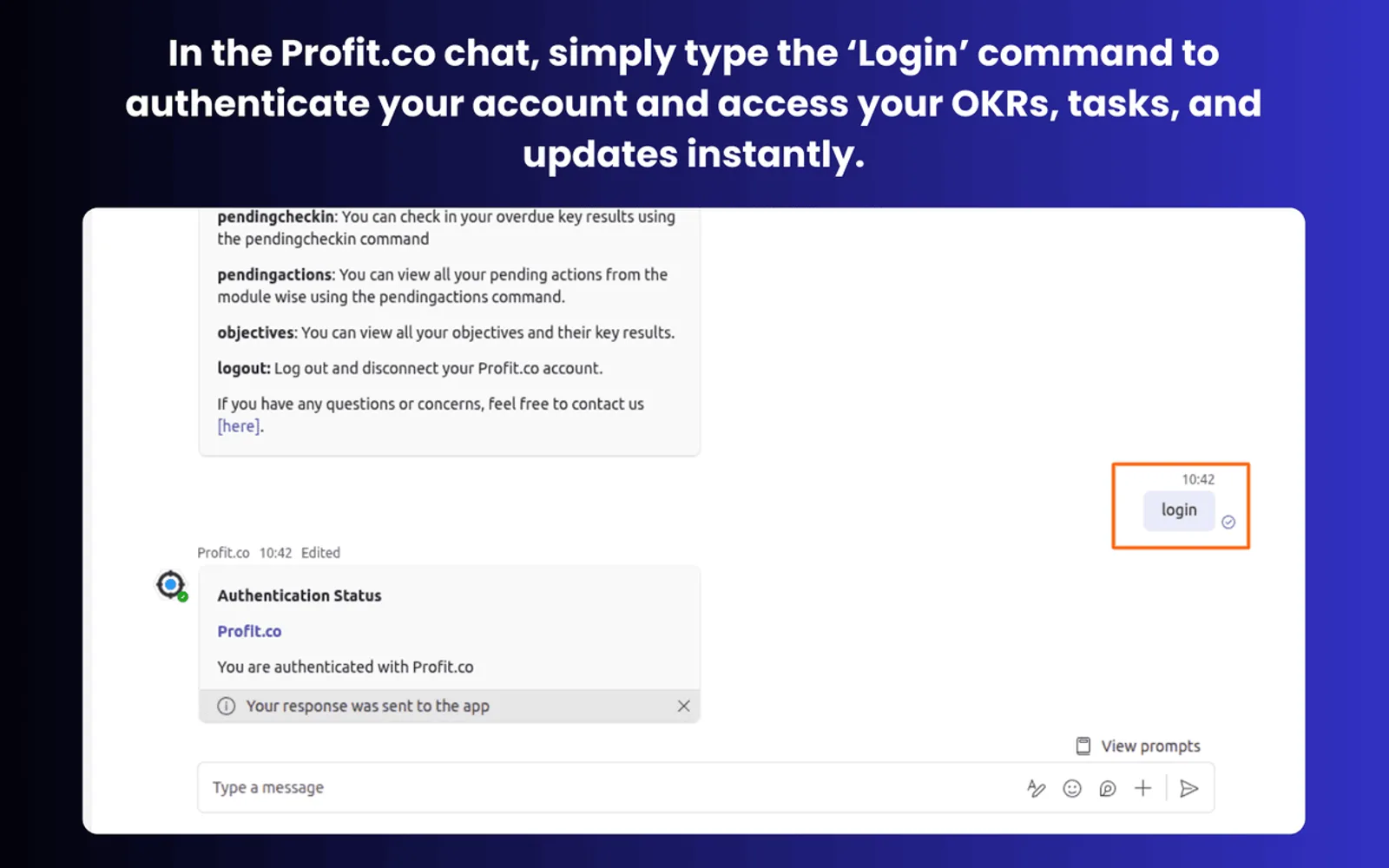 Profit.co — screenshot from the Microsoft Marketplace listing