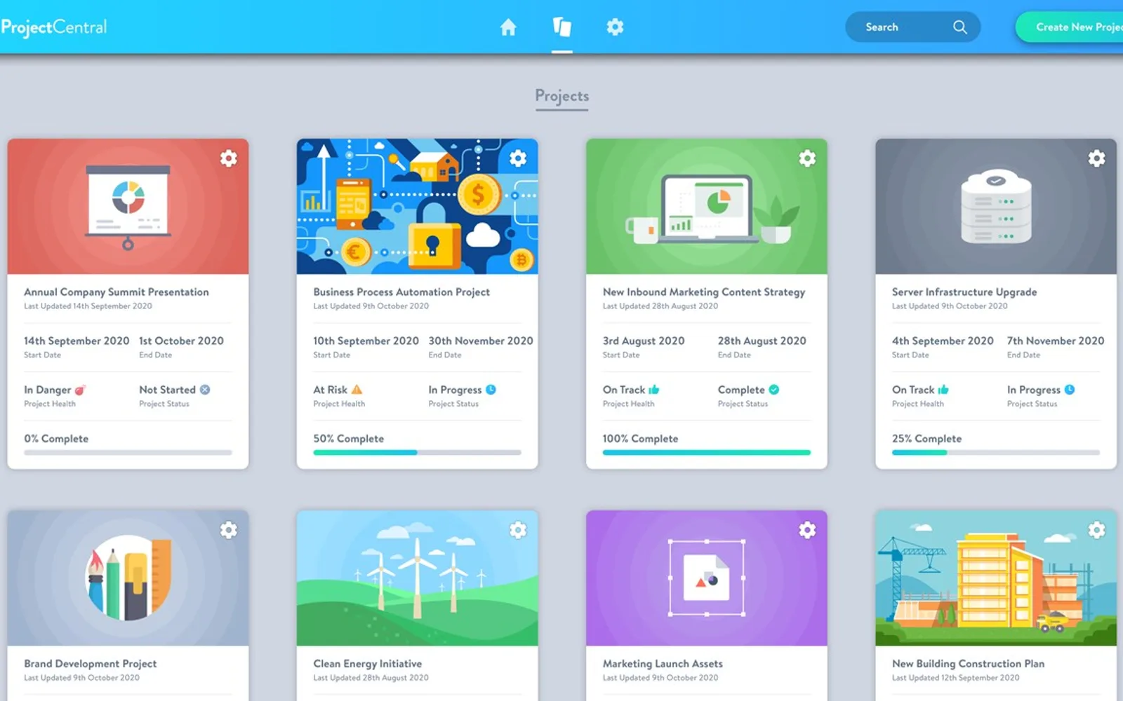 Project Central — screenshot from the Microsoft Marketplace listing