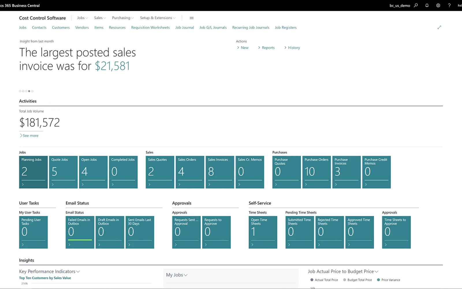 Project Manager — screenshot from the Microsoft Marketplace listing