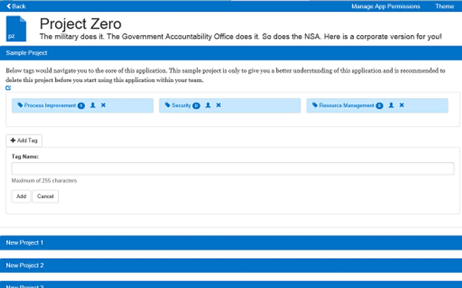 Project Zero — screenshot from the Microsoft Marketplace listing