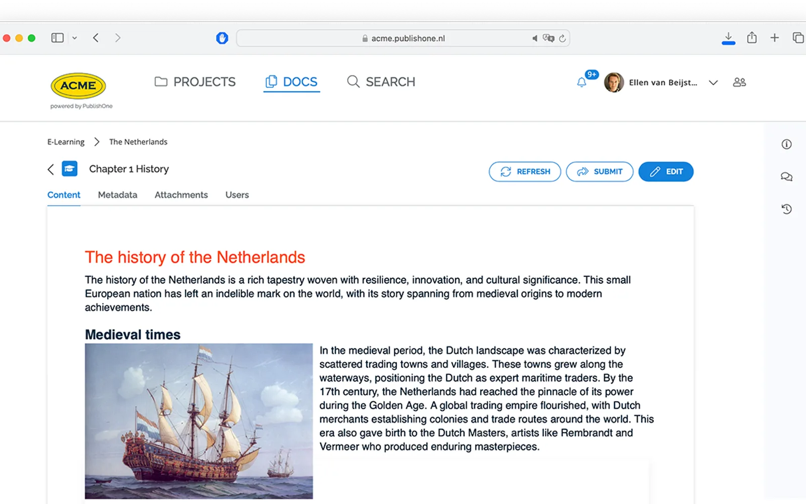 PublishOne — screenshot from the Microsoft Marketplace listing