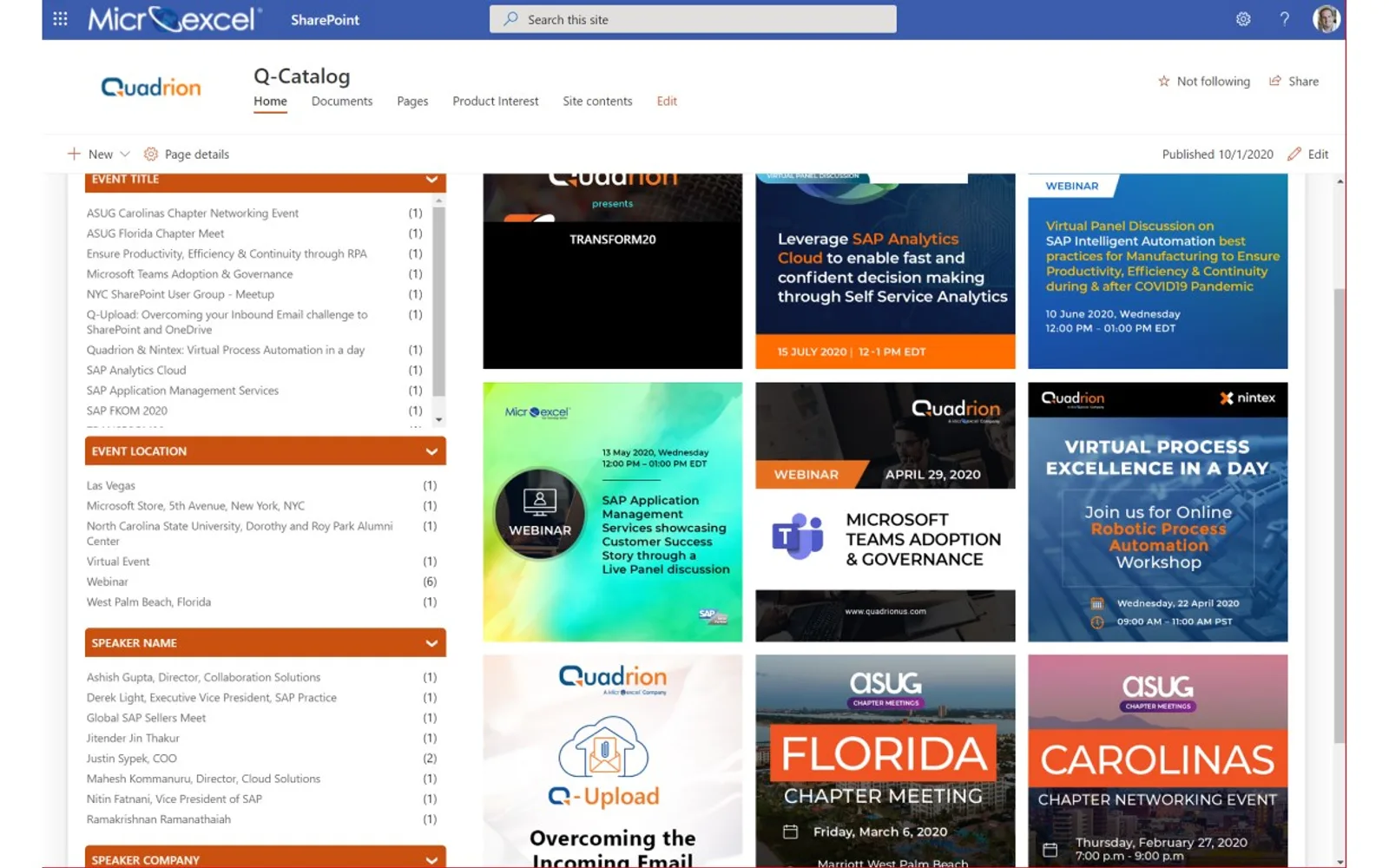 Q-Catalog — screenshot from the Microsoft Marketplace listing