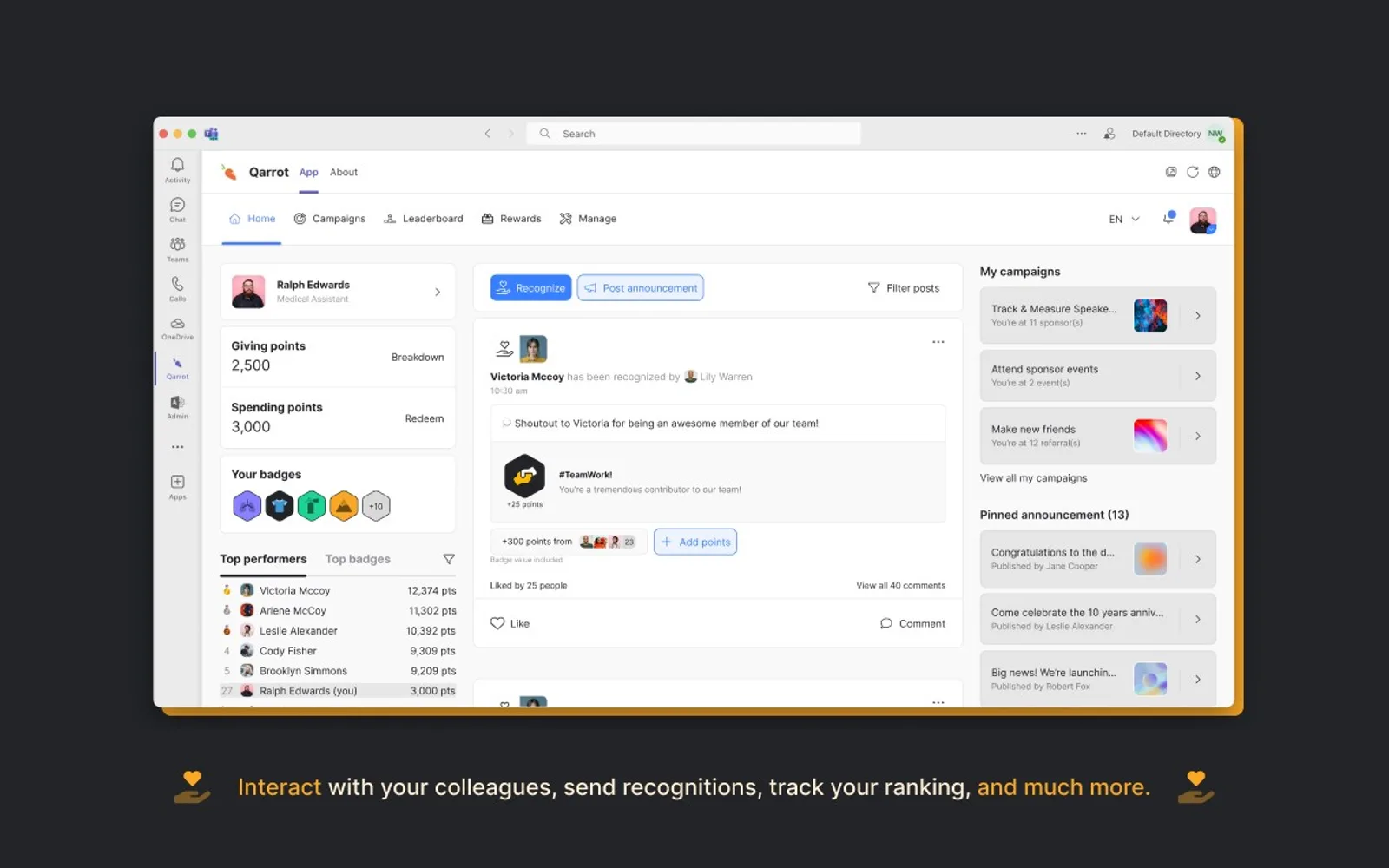 Qarrot — screenshot from the Microsoft Marketplace listing