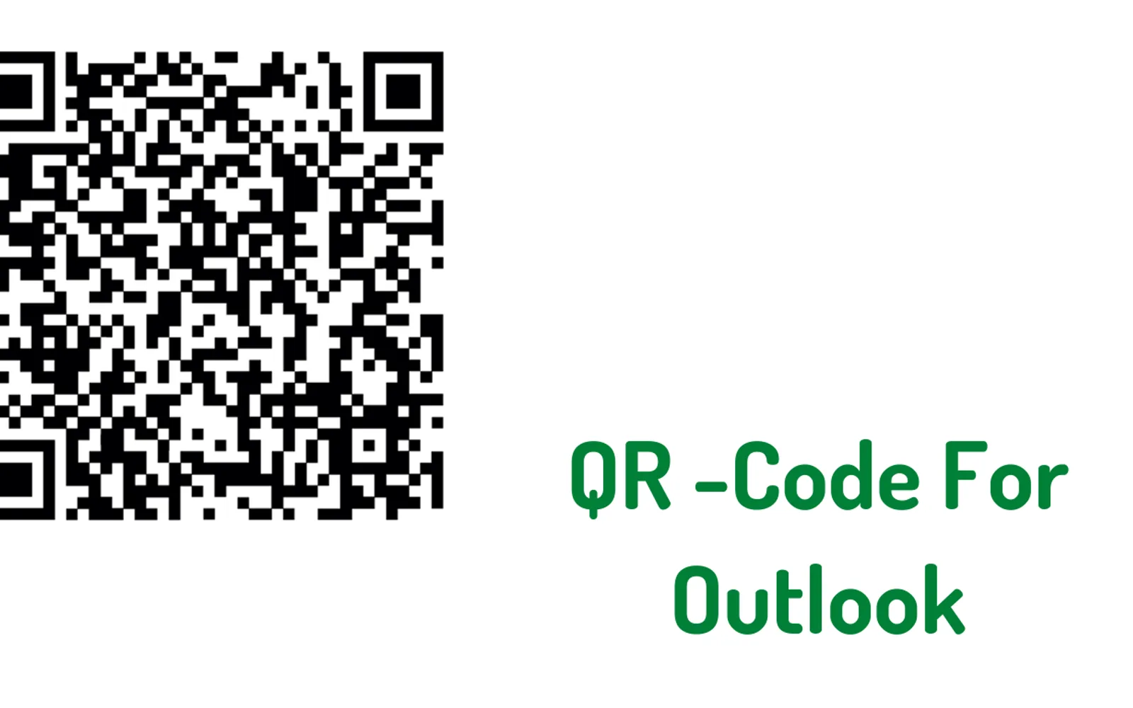 QR code for email — screenshot from the Microsoft Marketplace listing