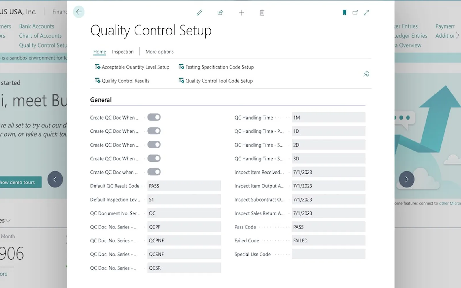 Quality Control Management — screenshot from the Microsoft Marketplace listing