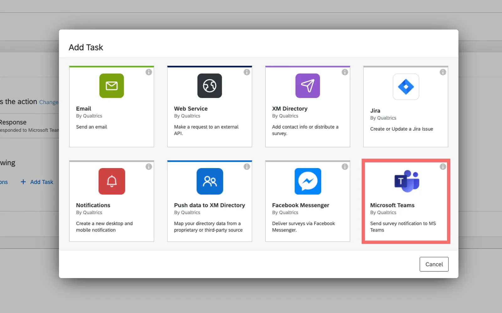 Qualtrics — screenshot from the Microsoft Marketplace listing