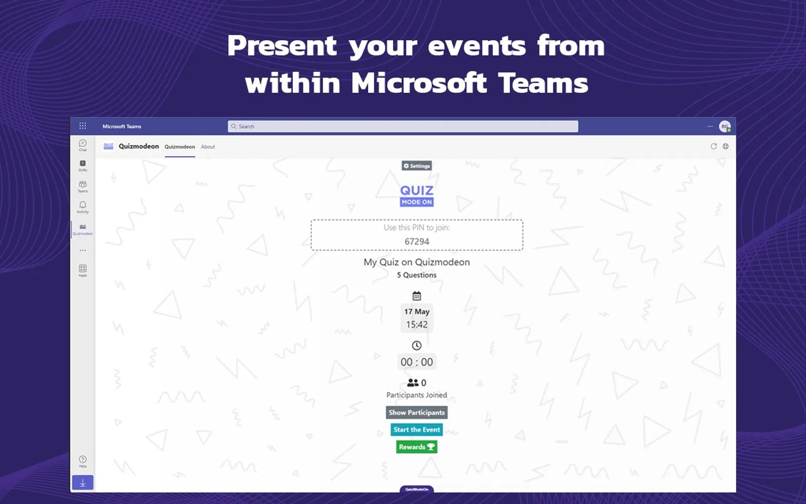 Quizmodeon — screenshot from the Microsoft Marketplace listing