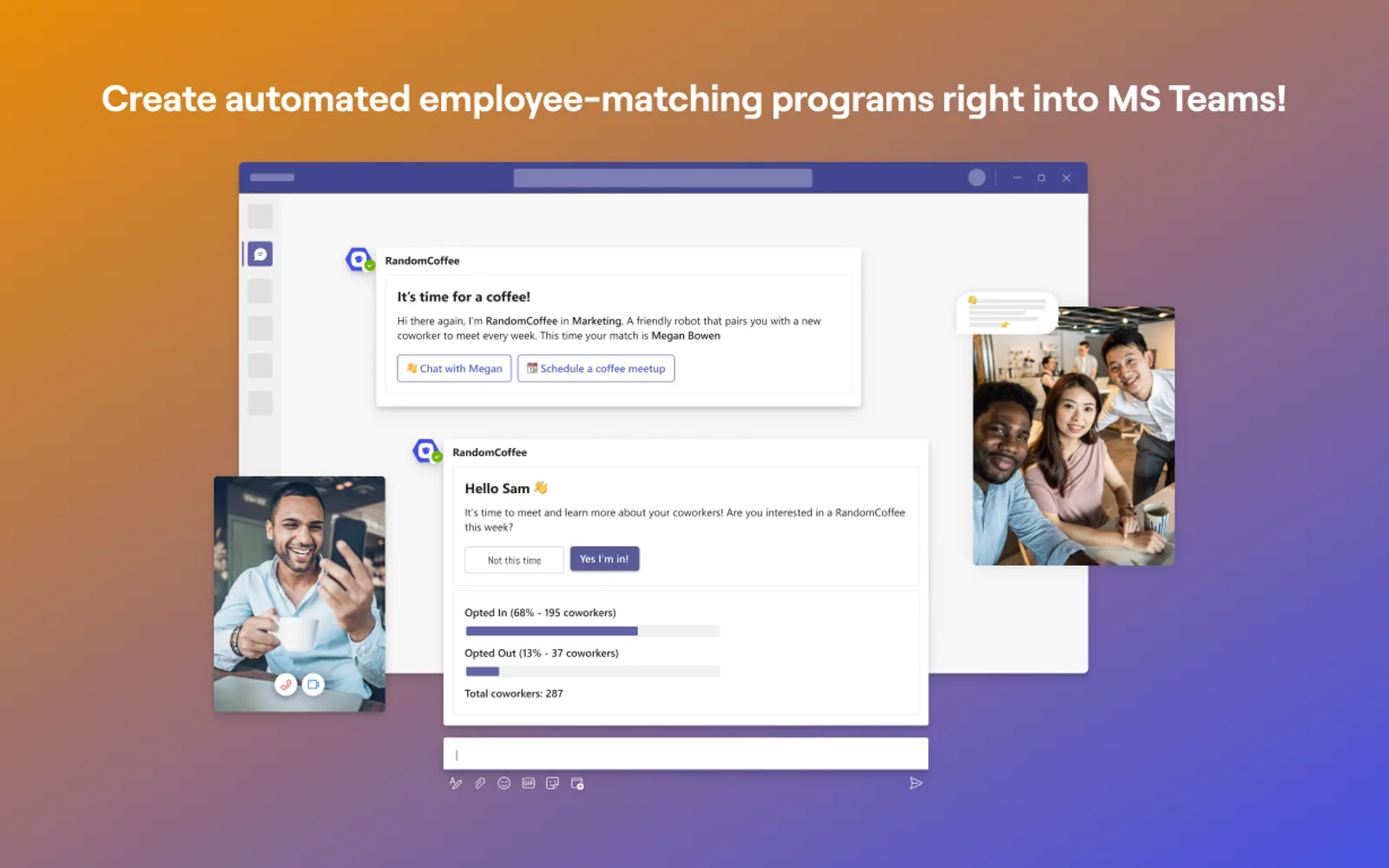 RandomCoffee — screenshot from the Microsoft Marketplace listing