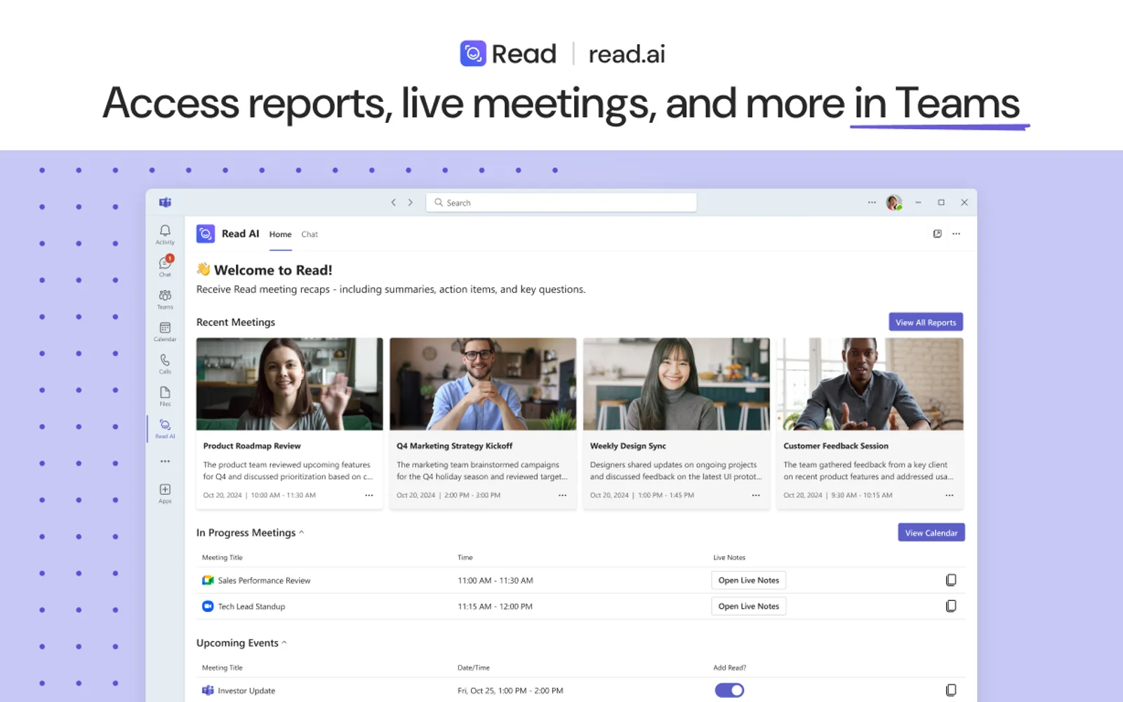 Read AI — screenshot from the Microsoft Marketplace listing