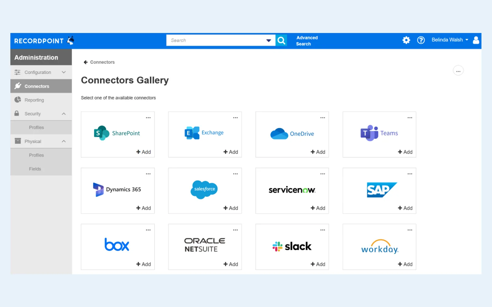 RecordPoint — screenshot from the Microsoft Marketplace listing