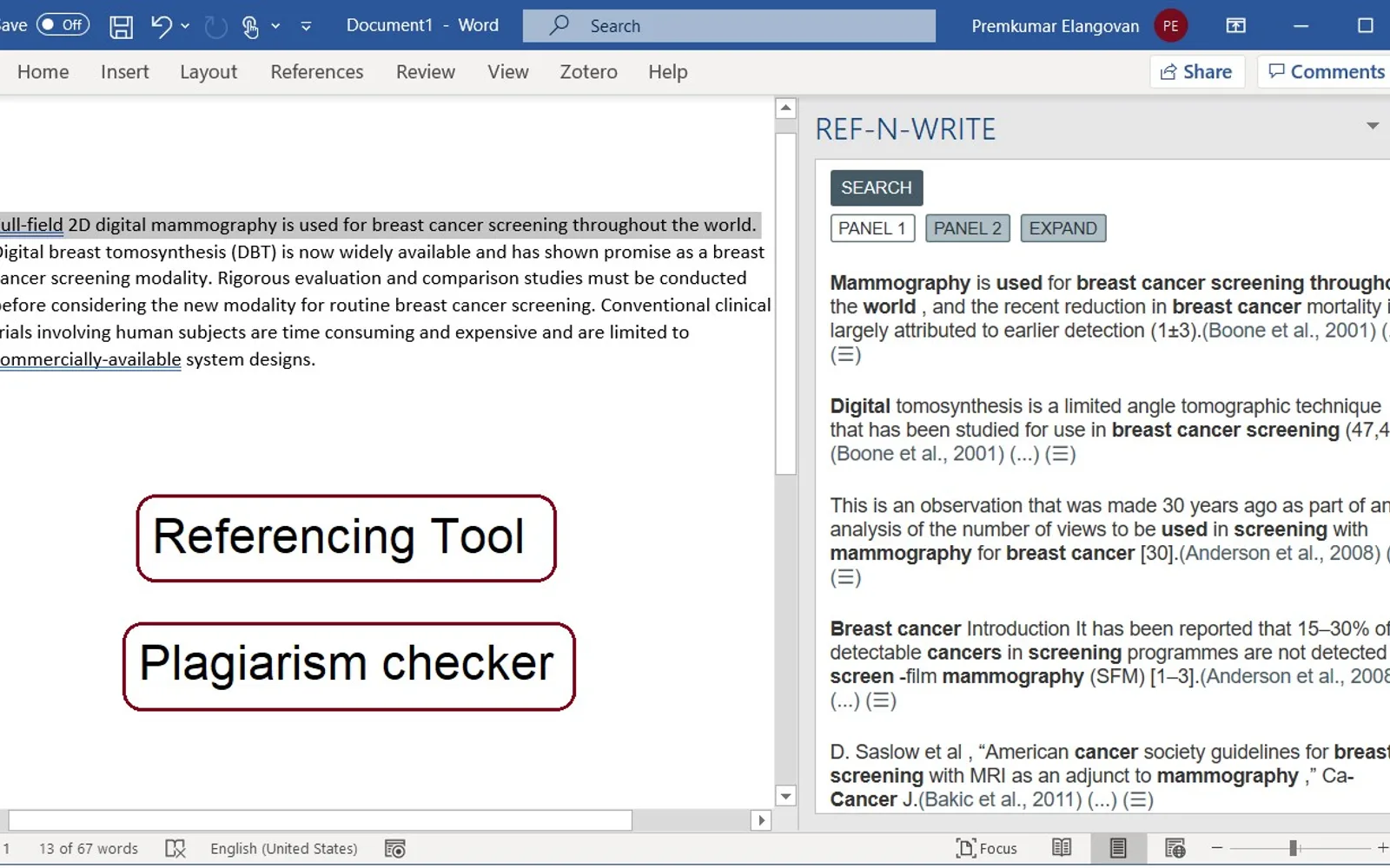 Ref-n-Write — screenshot from the Microsoft Marketplace listing
