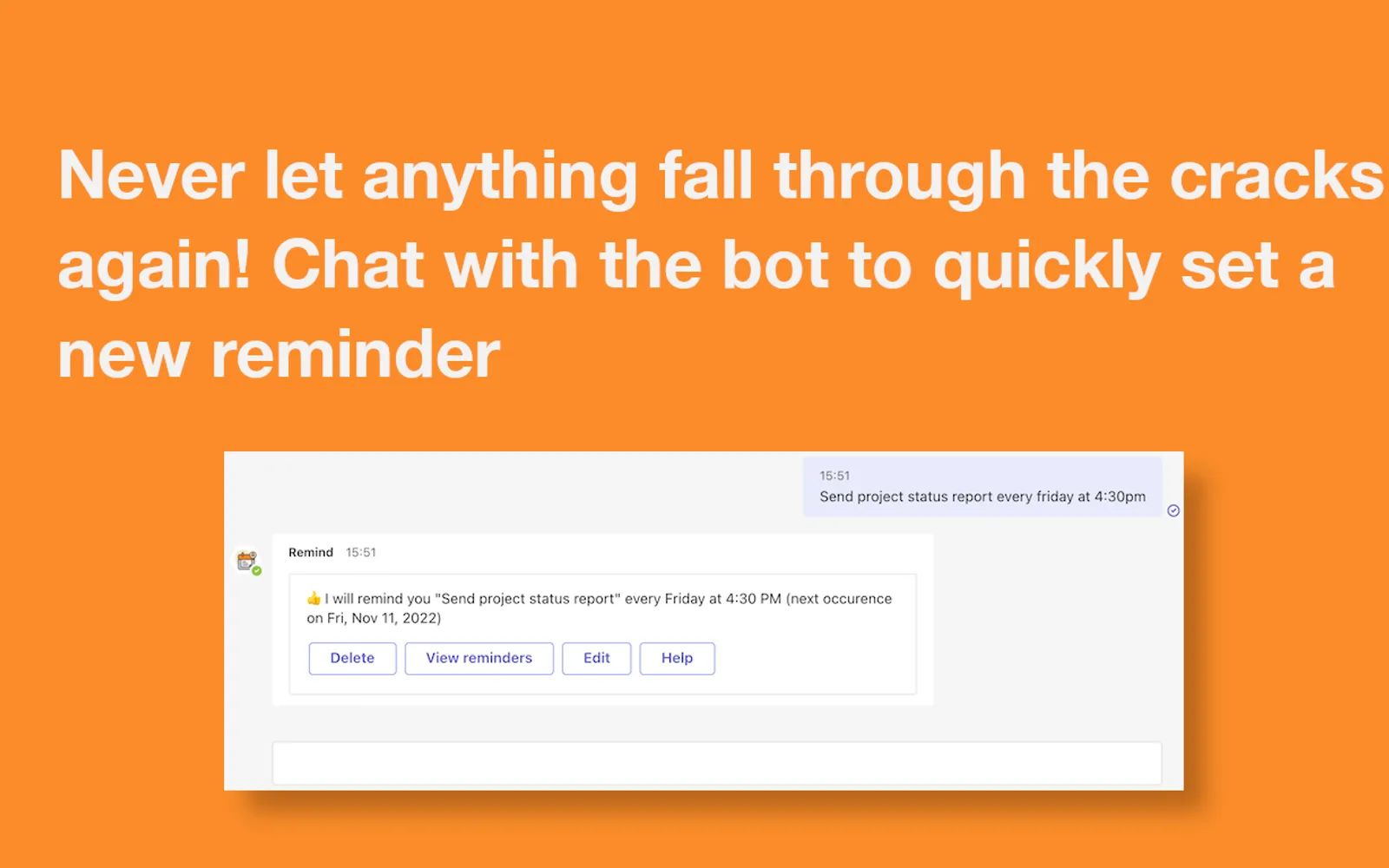 Remind — screenshot from the Microsoft Marketplace listing
