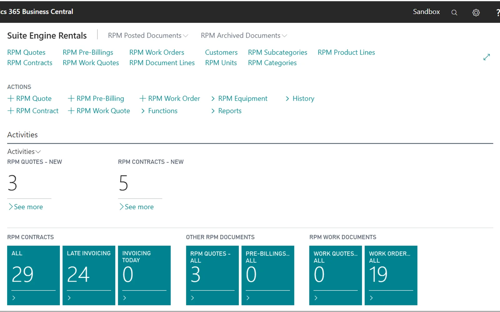 Rental Process Management — screenshot from the Microsoft Marketplace listing