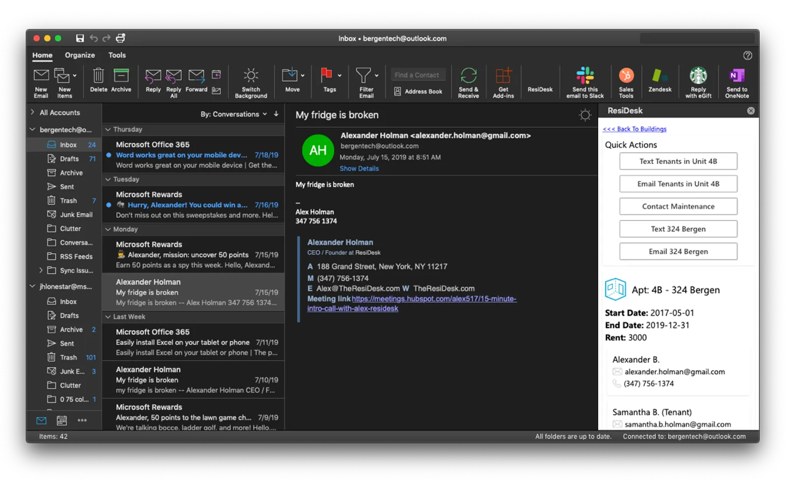 ResiDesk — screenshot from the Microsoft Marketplace listing