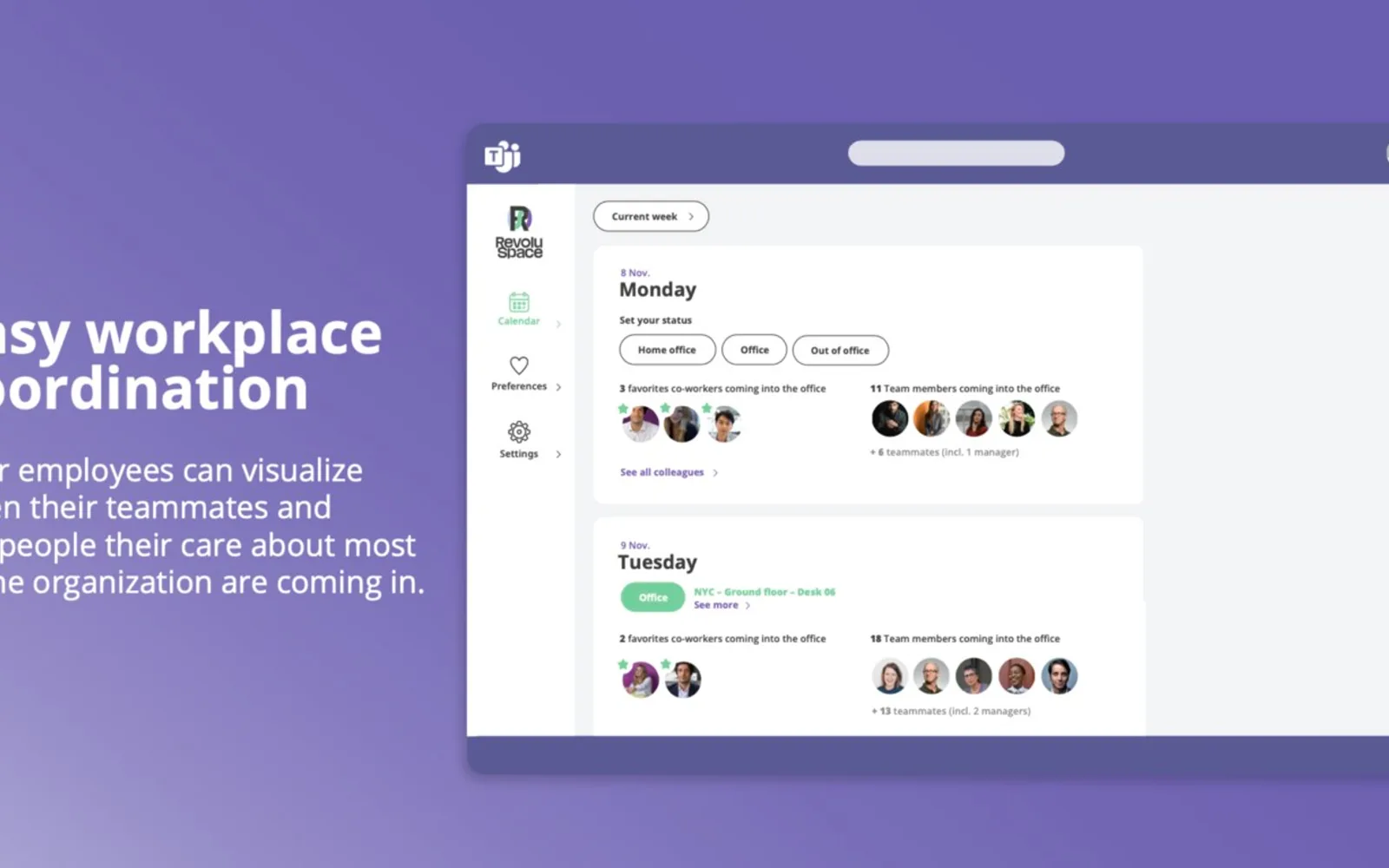 Revoluspace — screenshot from the Microsoft Marketplace listing