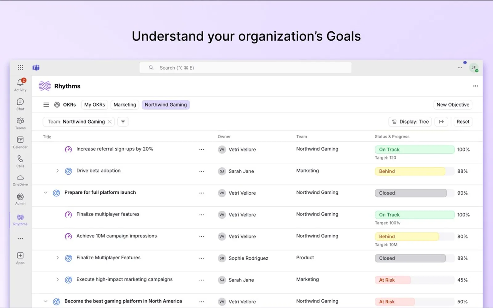 Rhythms — screenshot from the Microsoft Marketplace listing