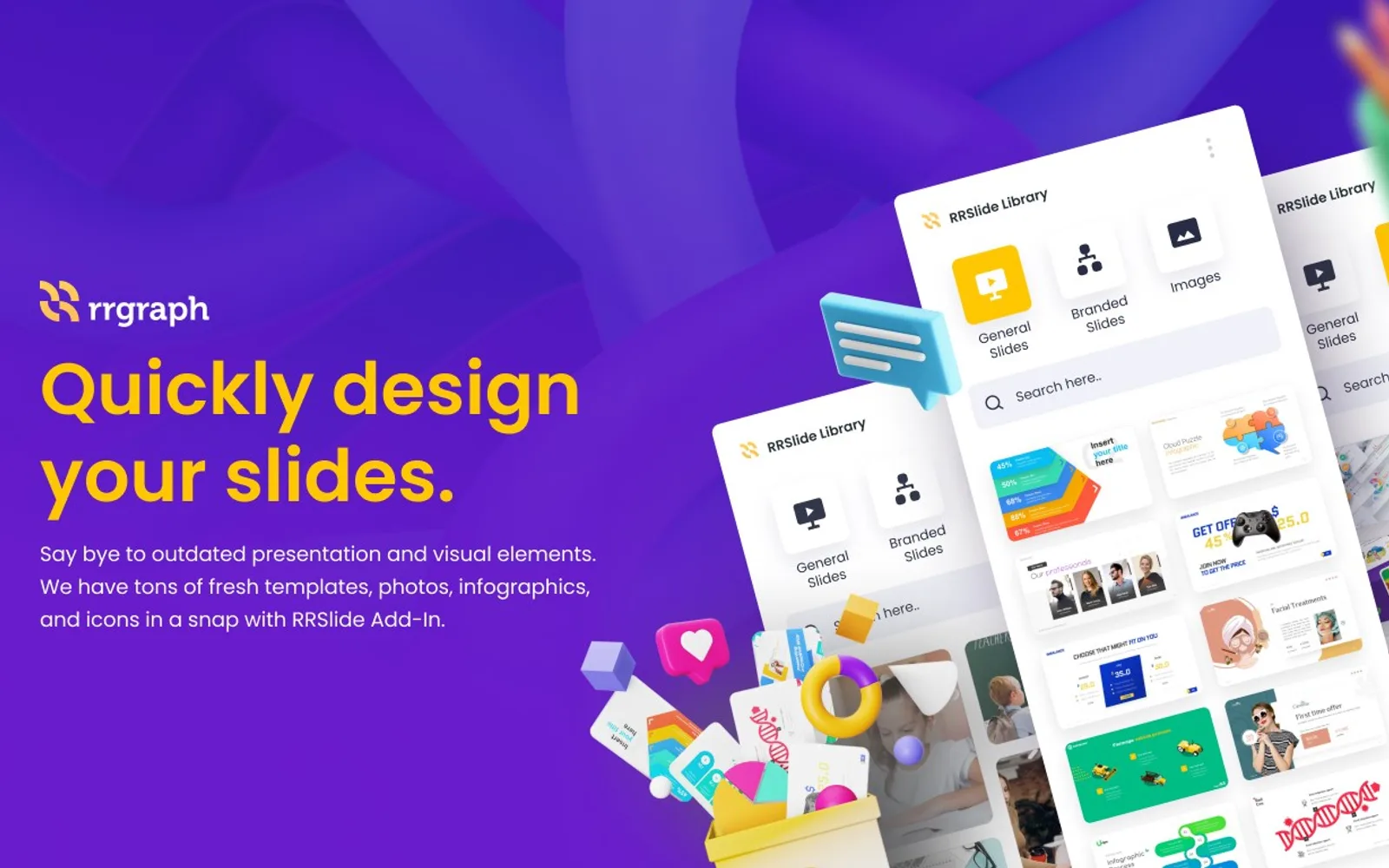 RRSlide Library — screenshot from the Microsoft Marketplace listing