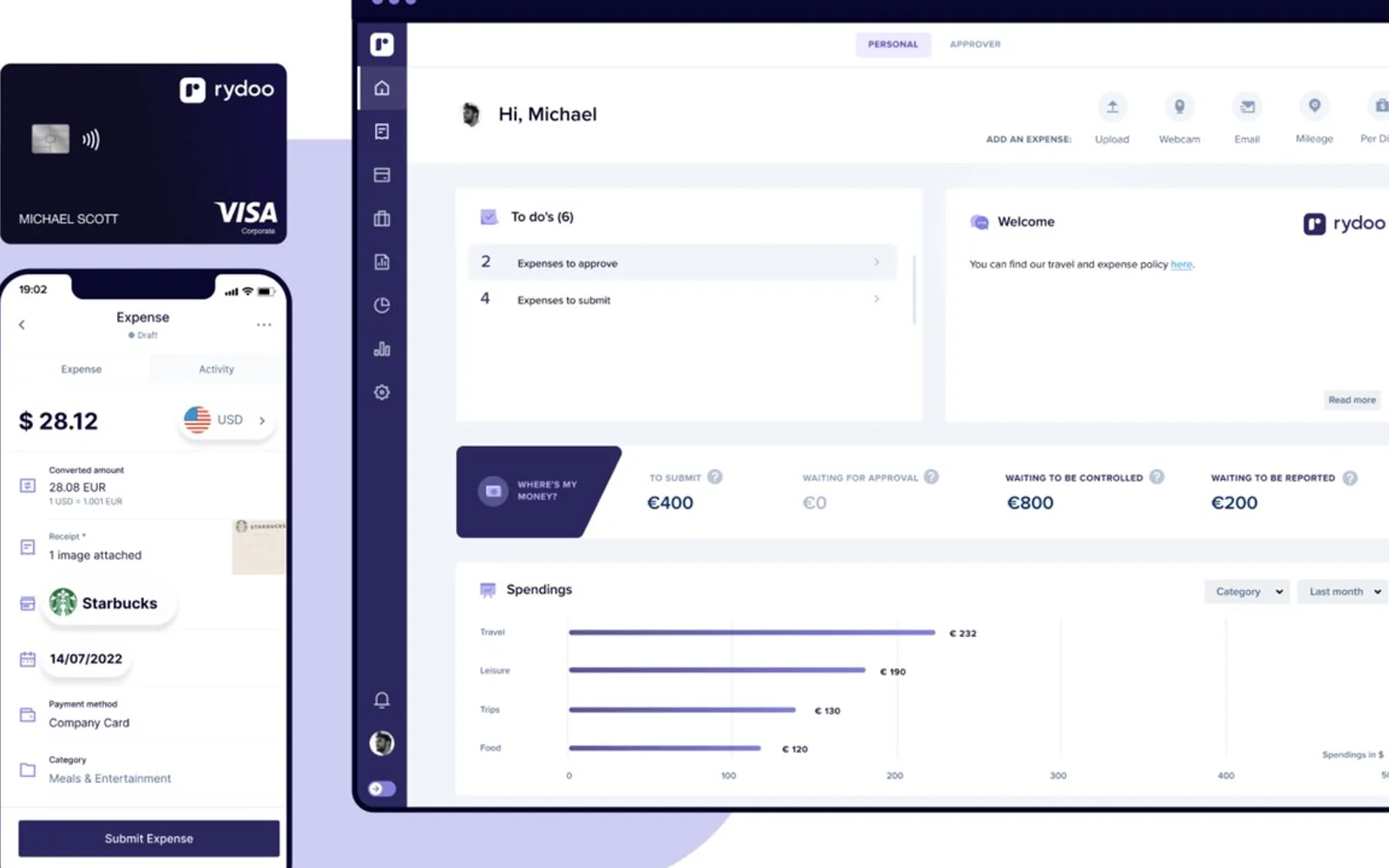Rydoo — screenshot from the Microsoft Marketplace listing
