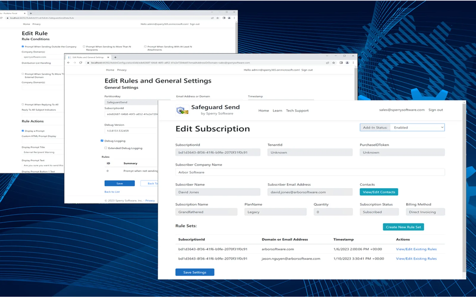 Safeguard Send for Microsoft 365 — screenshot from the Microsoft Marketplace listing