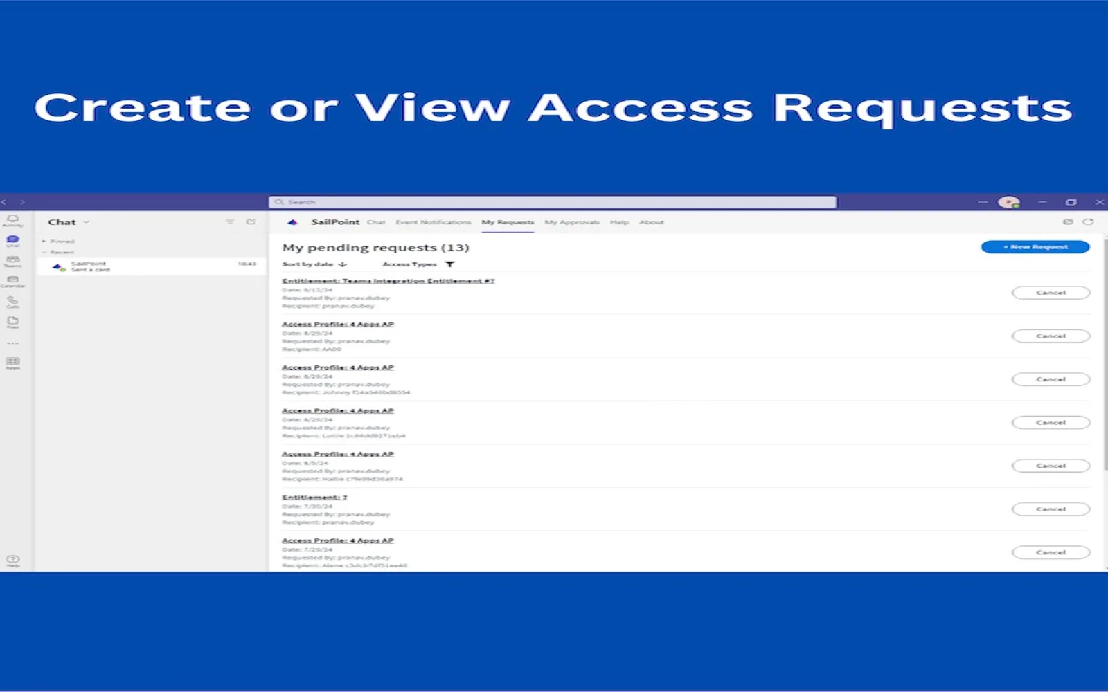 SailPoint — screenshot from the Microsoft Marketplace listing