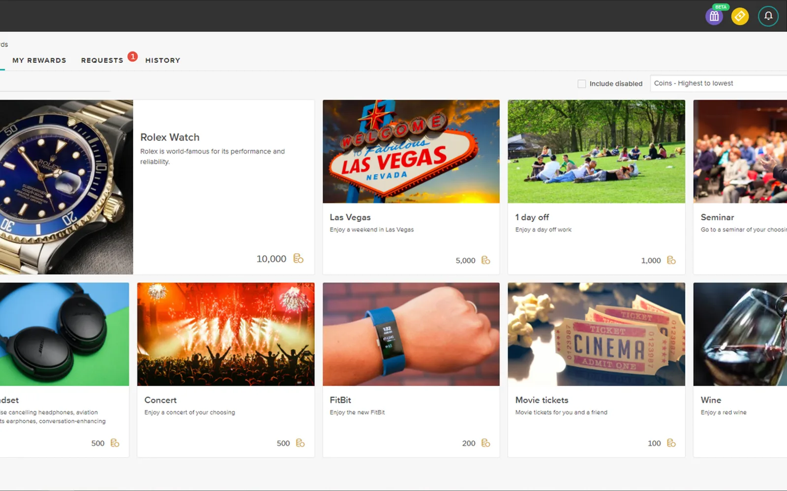 SalesScreen — screenshot from the Microsoft Marketplace listing