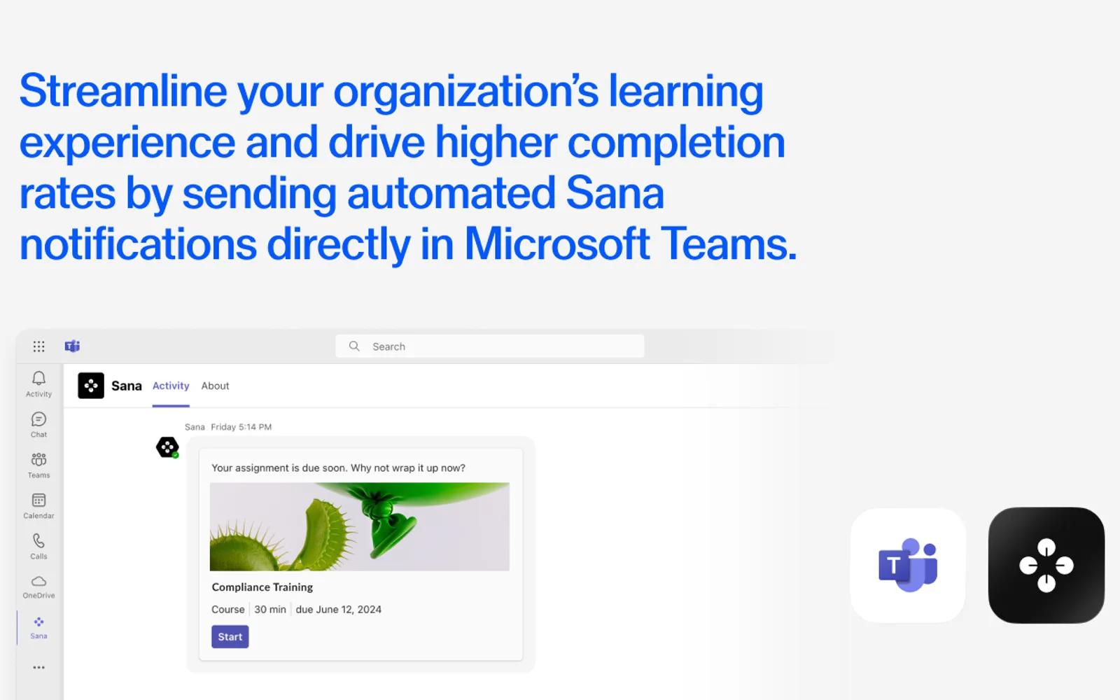 Sana — screenshot from the Microsoft Marketplace listing