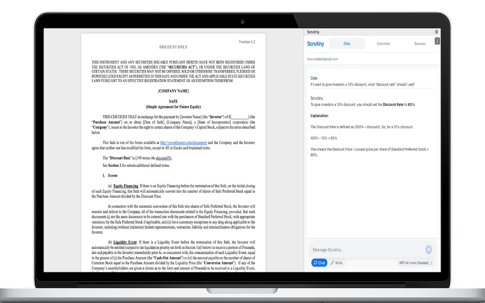 Scrutiny — screenshot from the Microsoft Marketplace listing