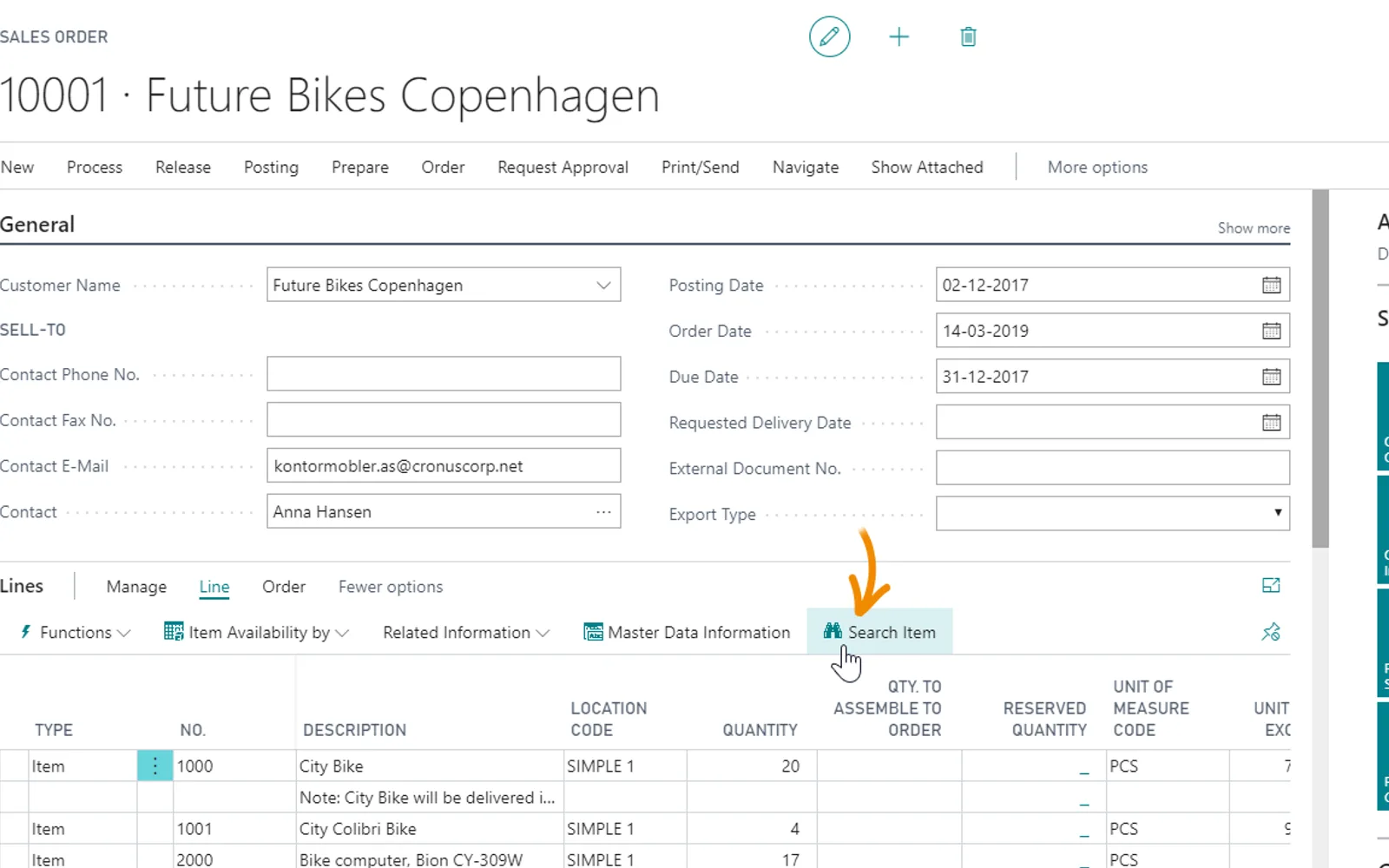 Search Items — screenshot from the Microsoft Marketplace listing