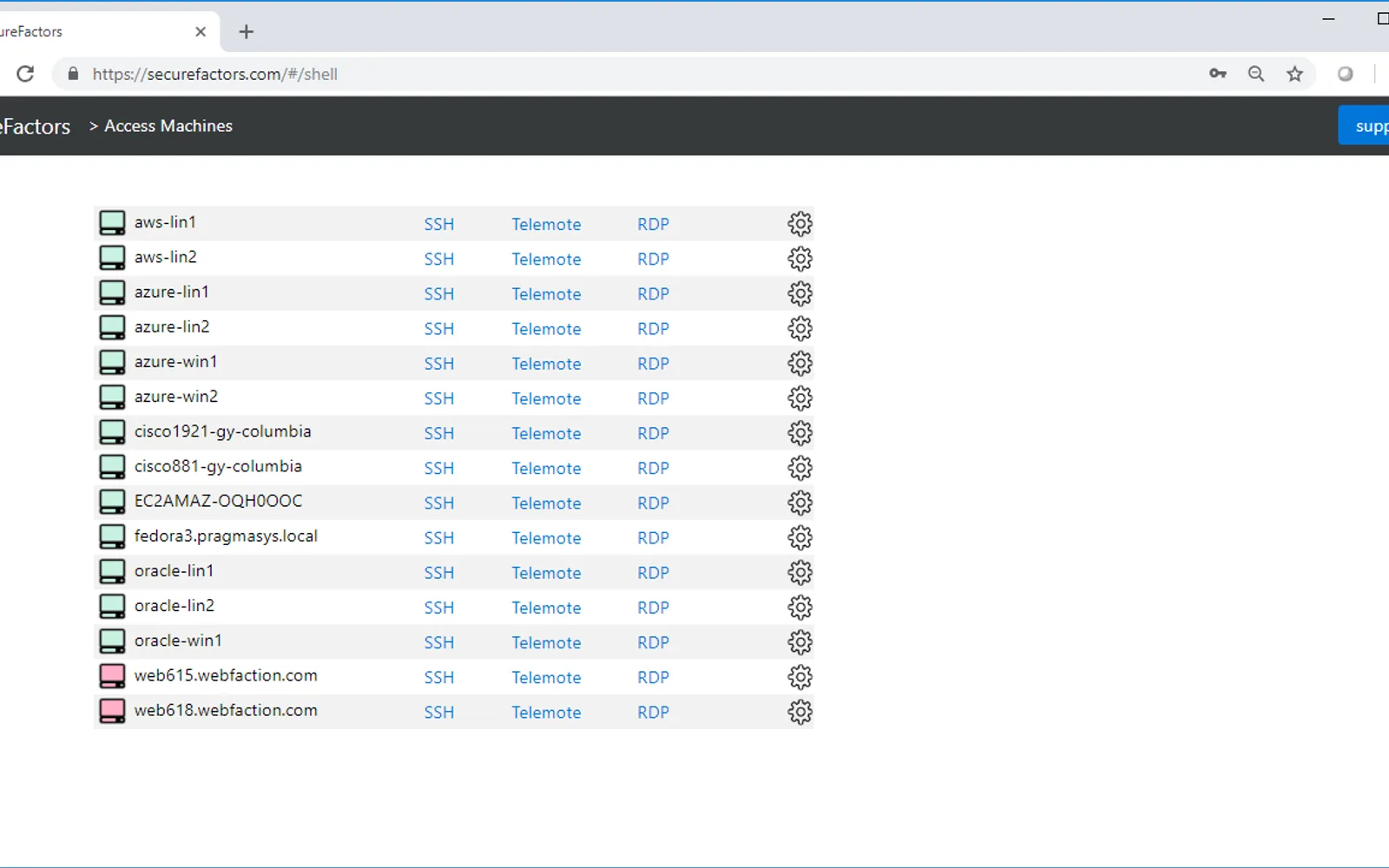 SecureFactors — screenshot from the Microsoft Marketplace listing