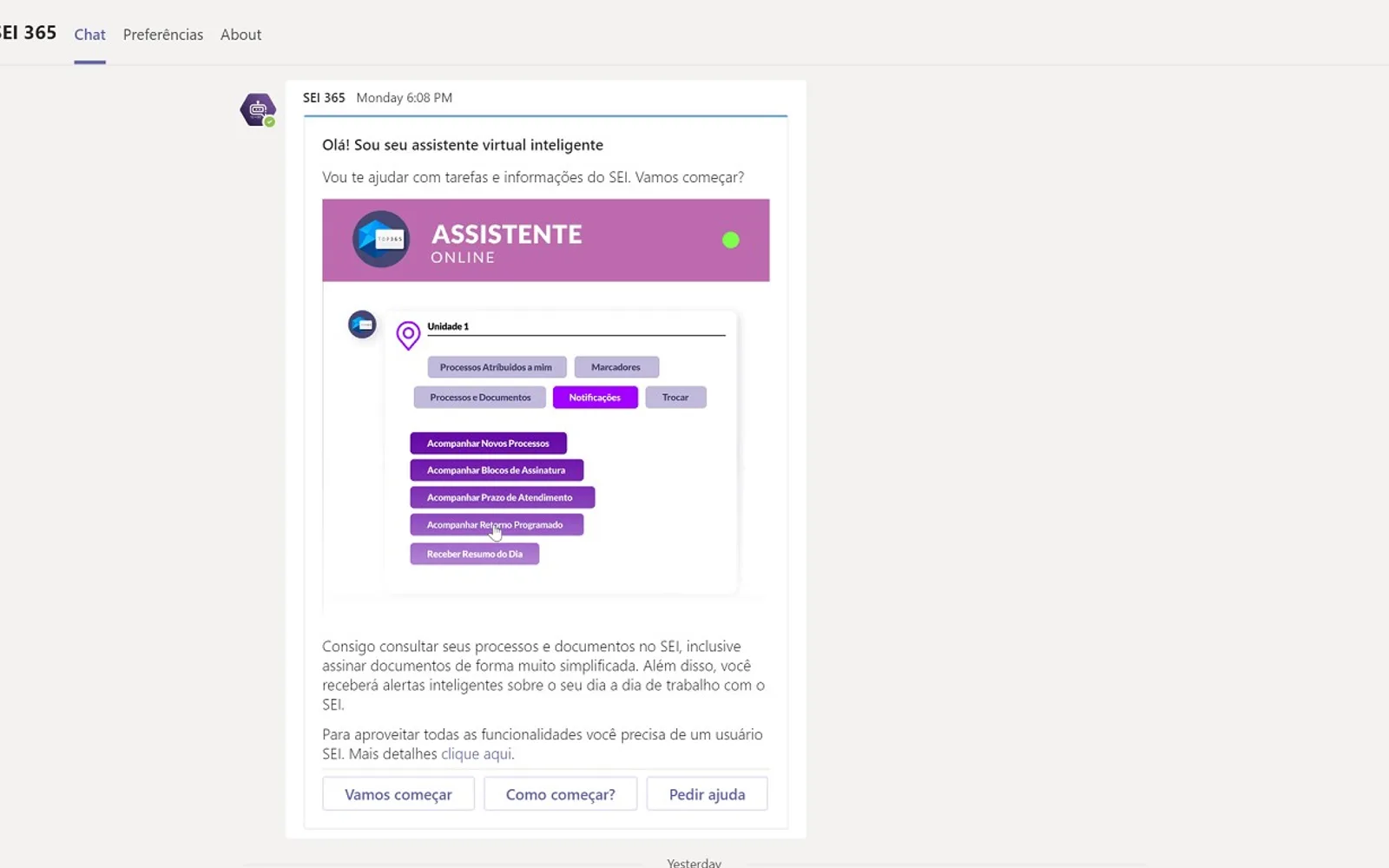 SEI 365 — screenshot from the Microsoft Marketplace listing