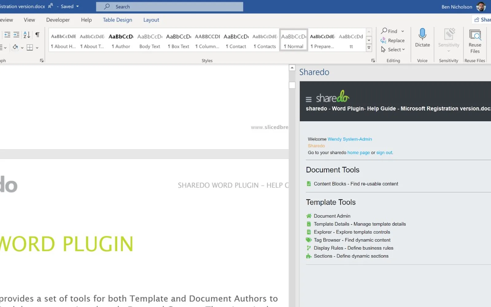Sharedo — screenshot from the Microsoft Marketplace listing