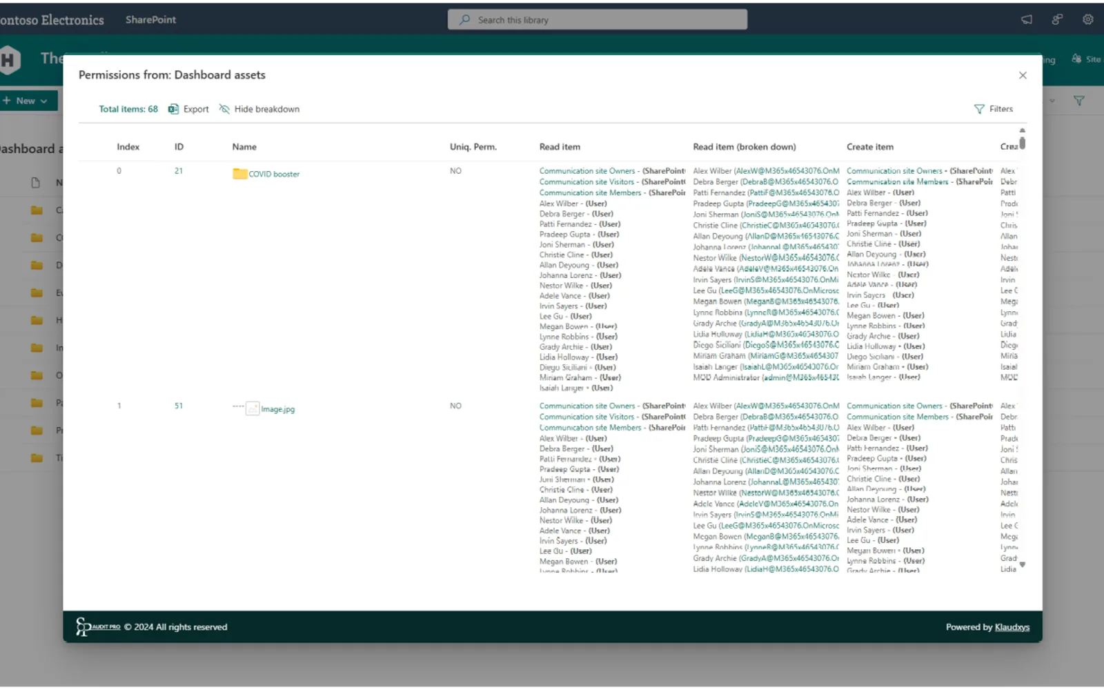SharePoint Audit PRO — screenshot from the Microsoft Marketplace listing