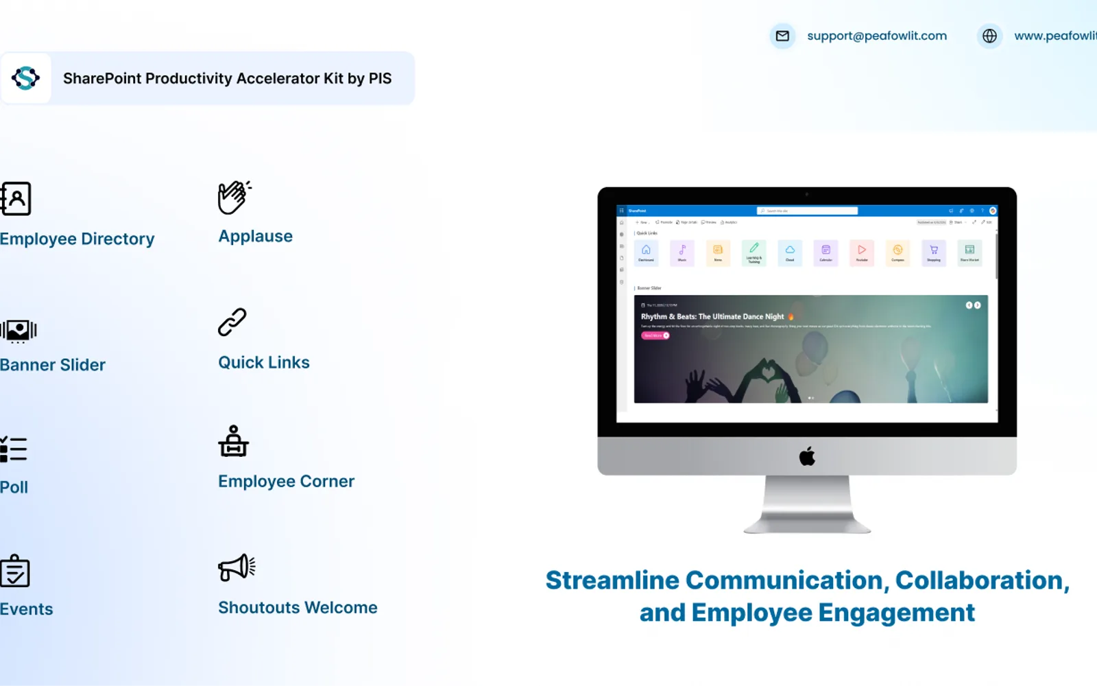SharePoint Productivity Accelerator Kit by PIS — screenshot from the Microsoft Marketplace listing