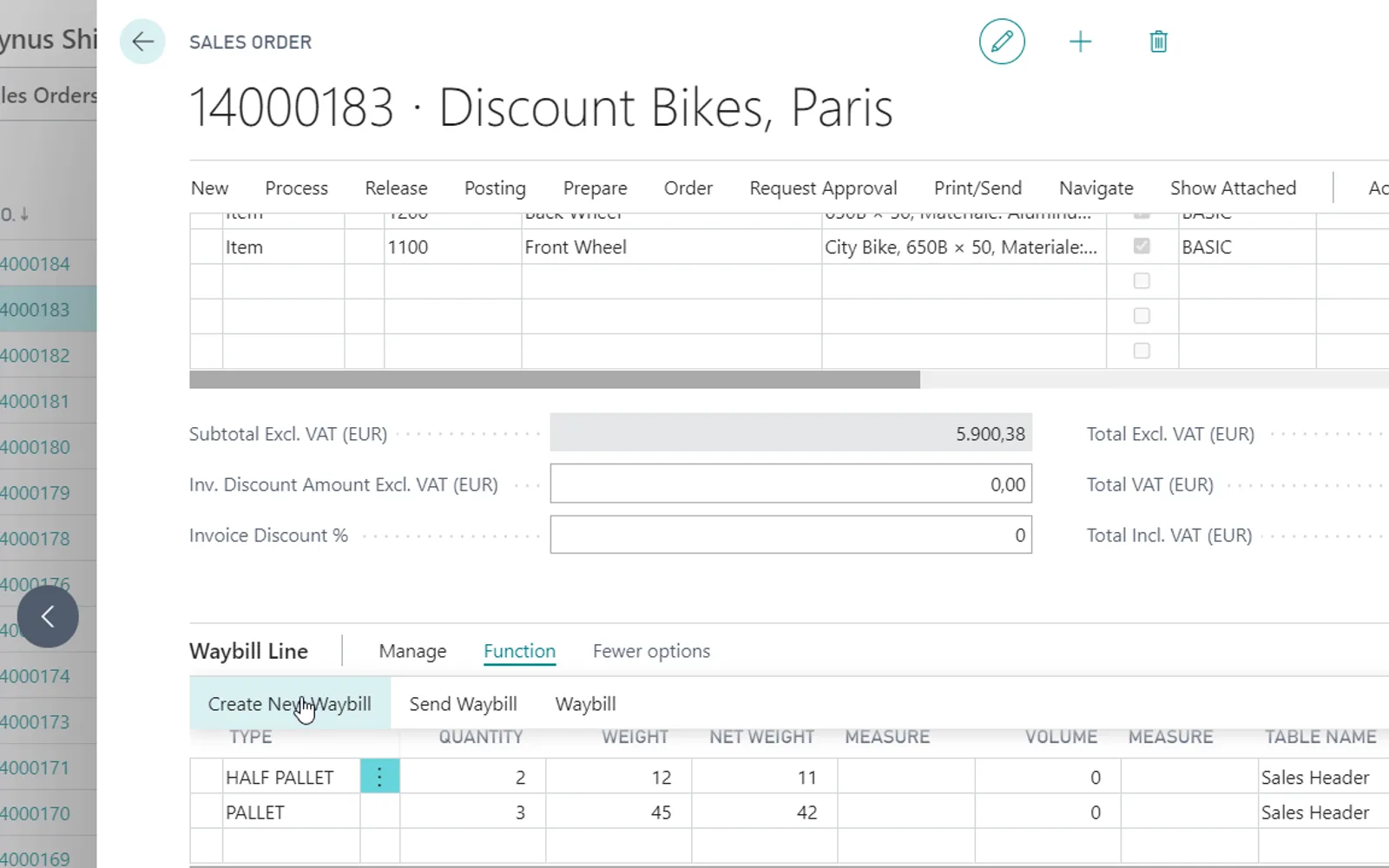 Shipping Manager — screenshot from the Microsoft Marketplace listing