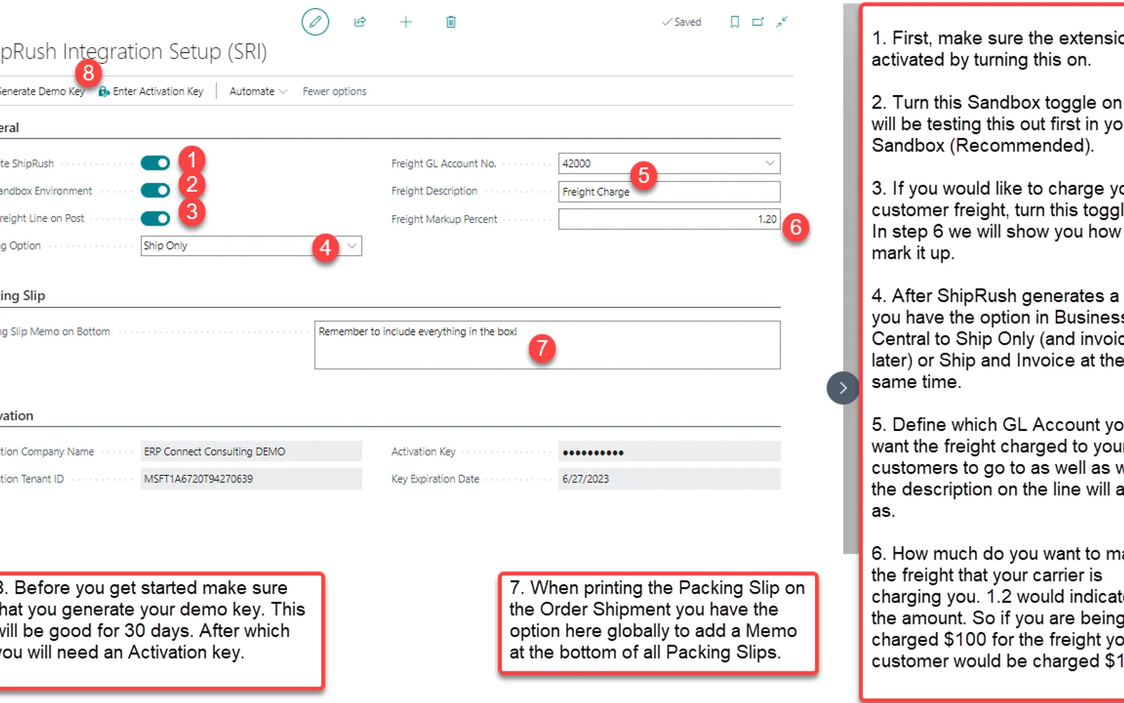 ShipRush Integration — screenshot from the Microsoft Marketplace listing