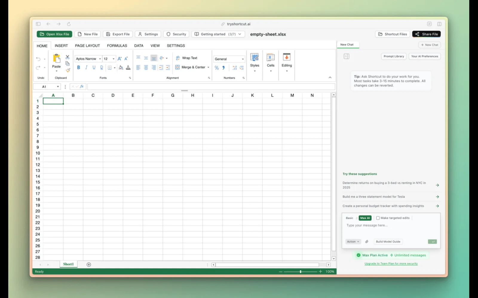 Shortcut AI — screenshot from the Microsoft Marketplace listing