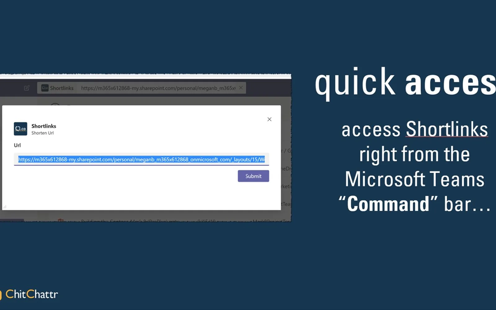 Shortlinks — screenshot from the Microsoft Marketplace listing