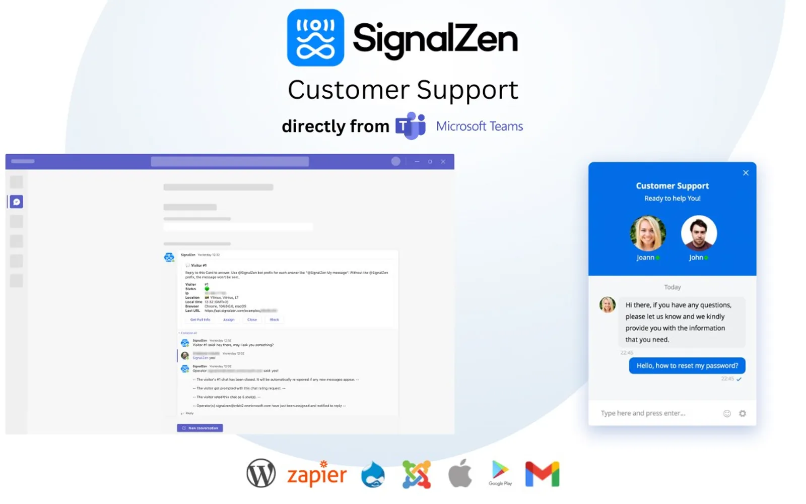 SignalZen — screenshot from the Microsoft Marketplace listing