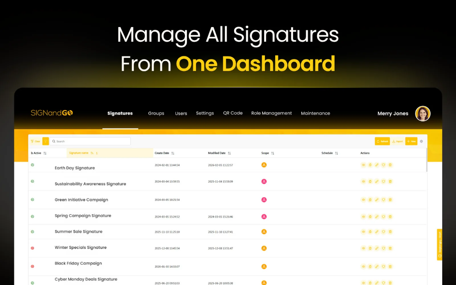 SIGNandGO - Email Signatures for Microsoft 365 — screenshot from the Microsoft Marketplace listing