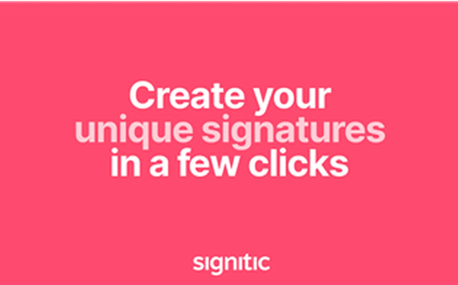 Signitic — screenshot from the Microsoft Marketplace listing