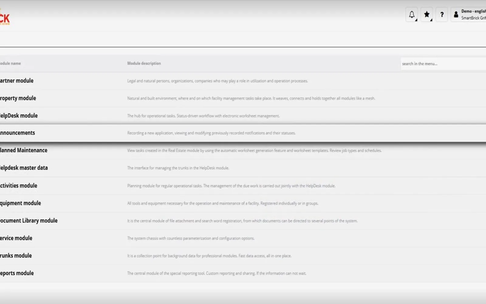 SmartBrick — screenshot from the Microsoft Marketplace listing