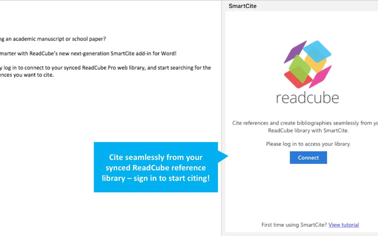 SmartCite for Papers — screenshot from the Microsoft Marketplace listing