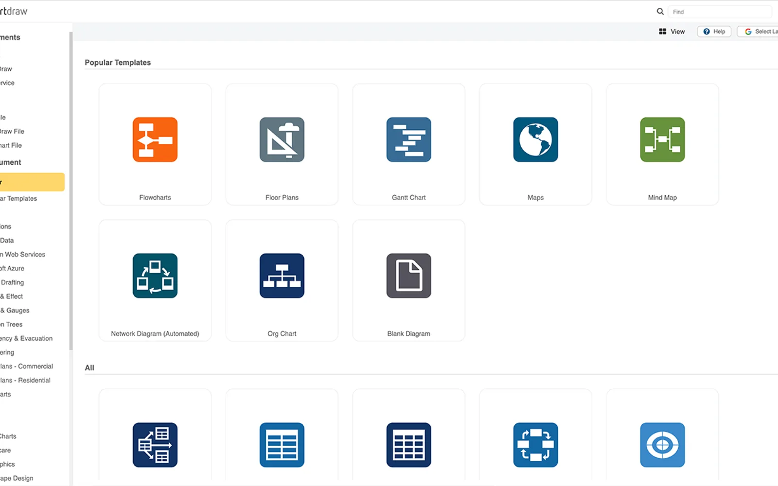 SmartDraw — screenshot from the Microsoft Marketplace listing