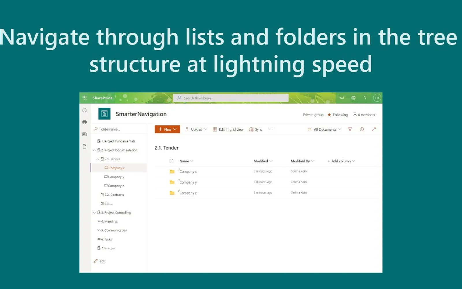 Smarter Navigation — screenshot from the Microsoft Marketplace listing