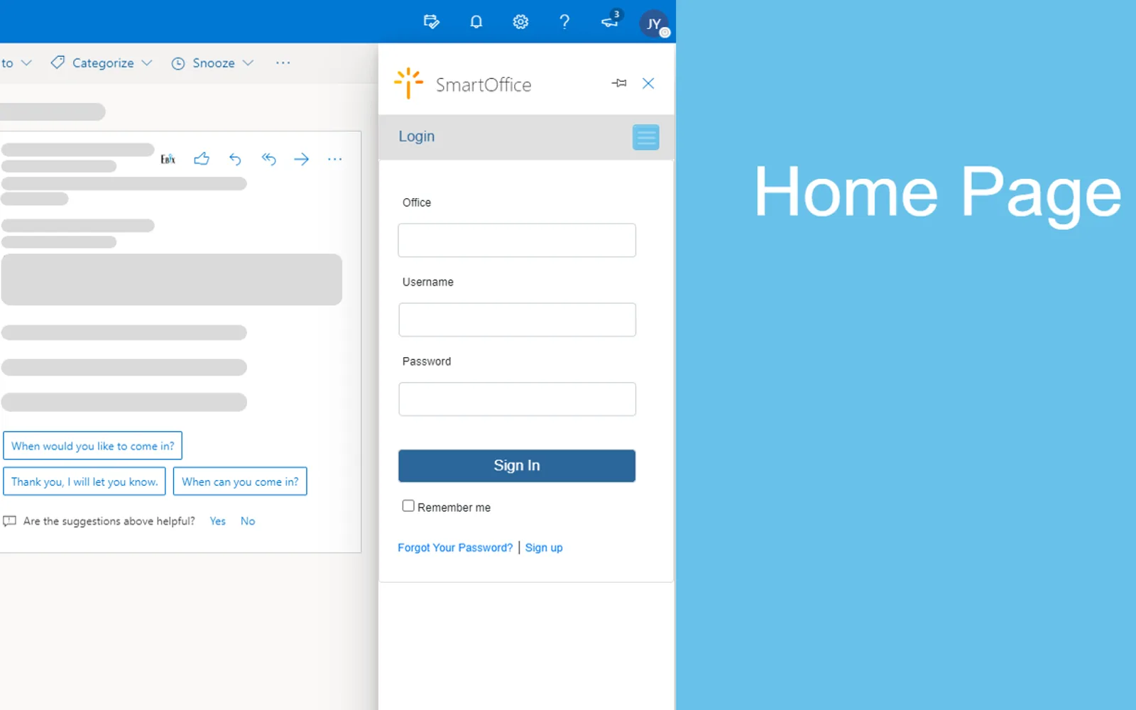 SmartOffice — screenshot from the Microsoft Marketplace listing