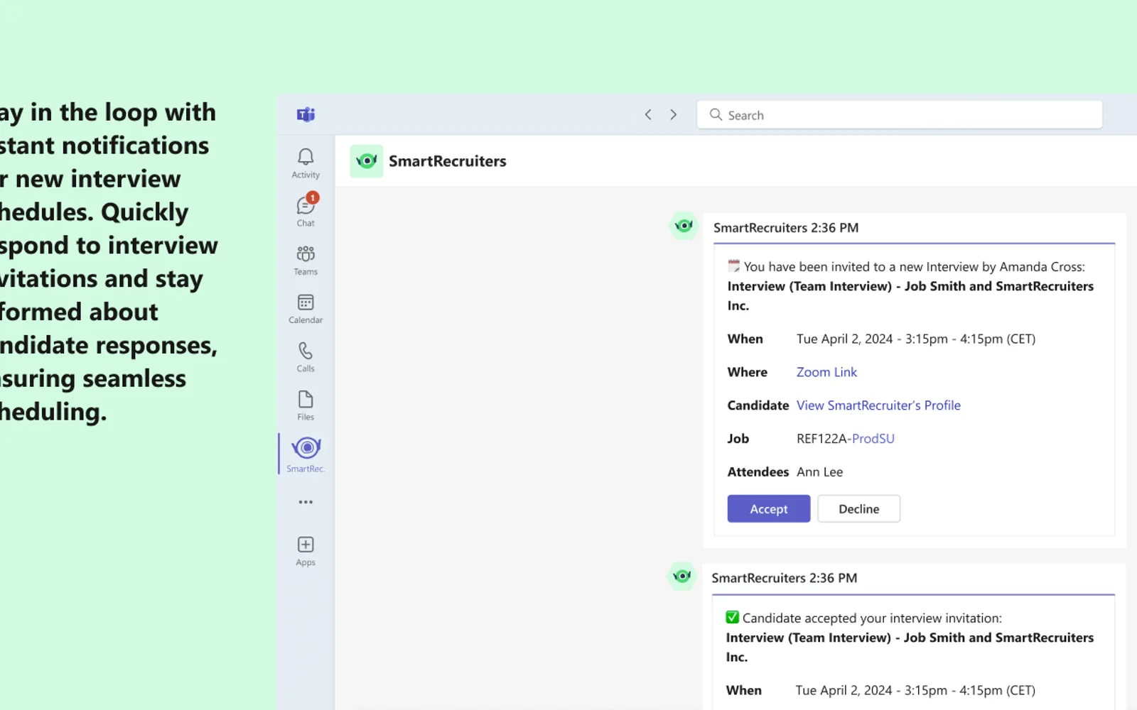 SmartRecruiters — screenshot from the Microsoft Marketplace listing