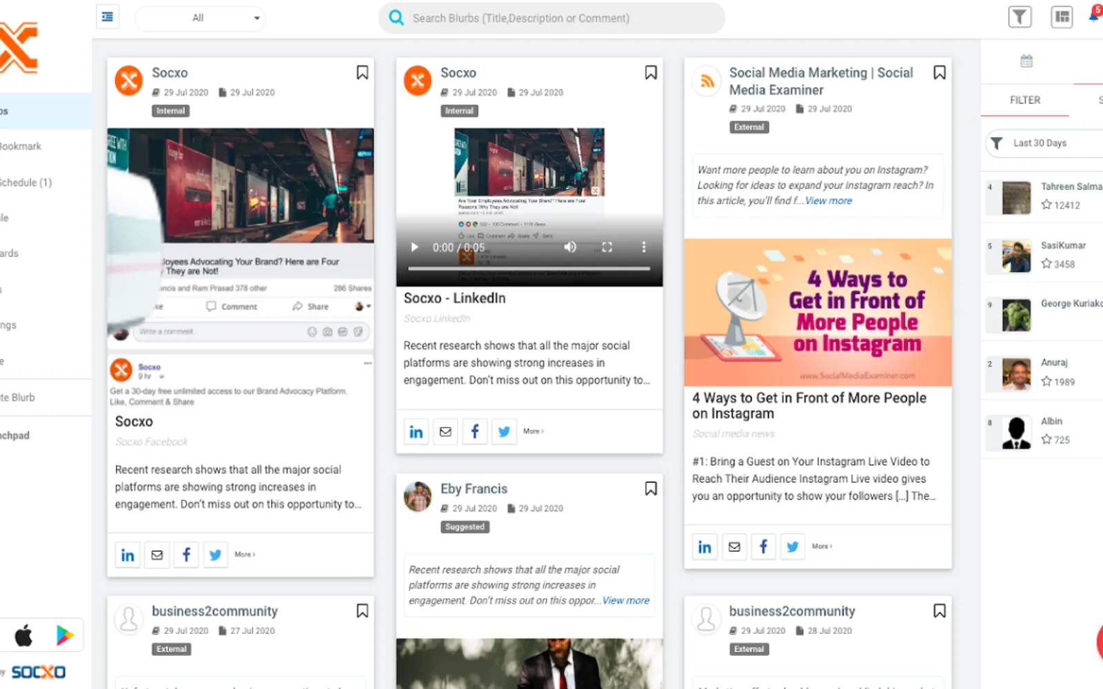 Socxo — screenshot from the Microsoft Marketplace listing
