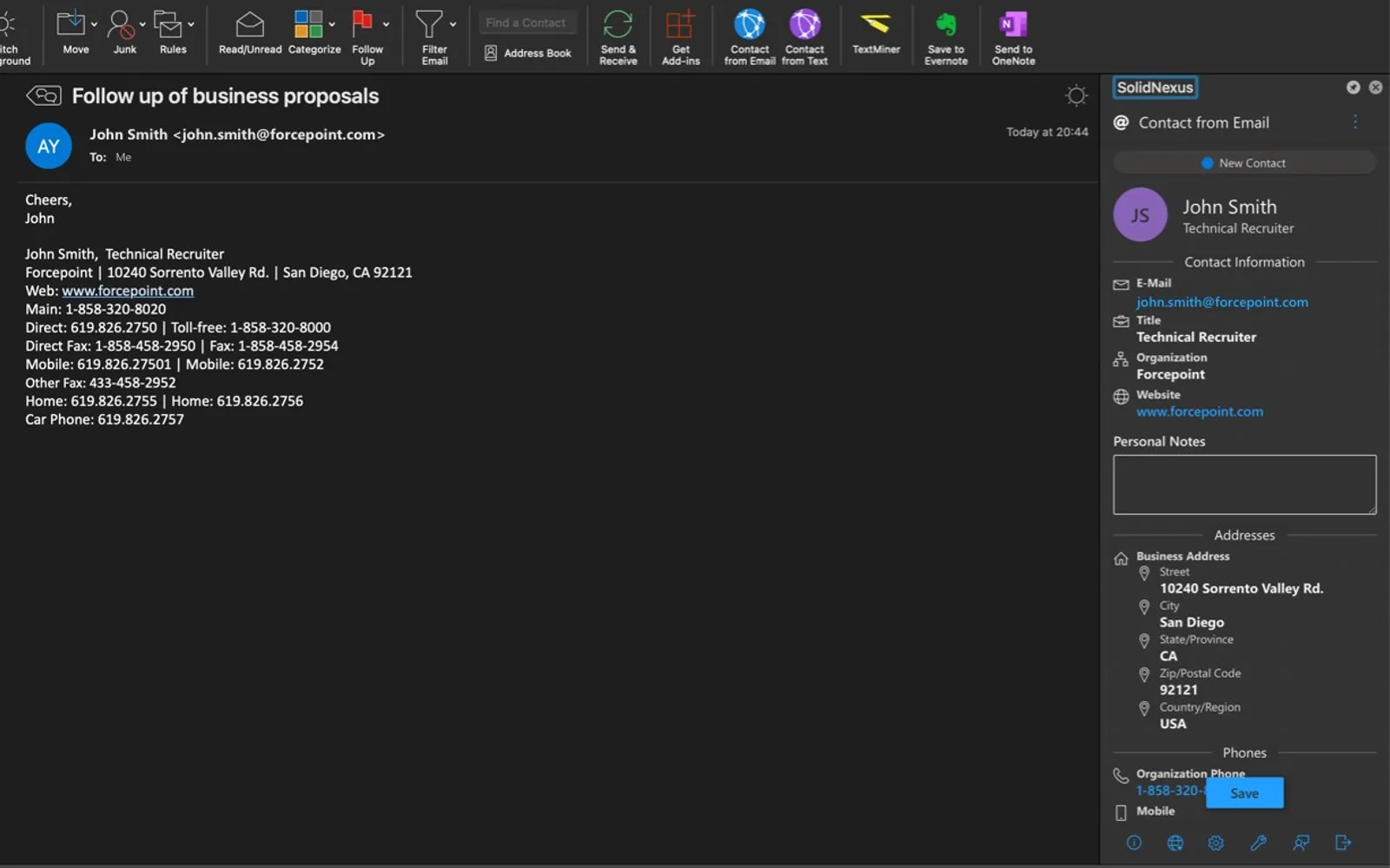 SolidNexus — screenshot from the Microsoft Marketplace listing