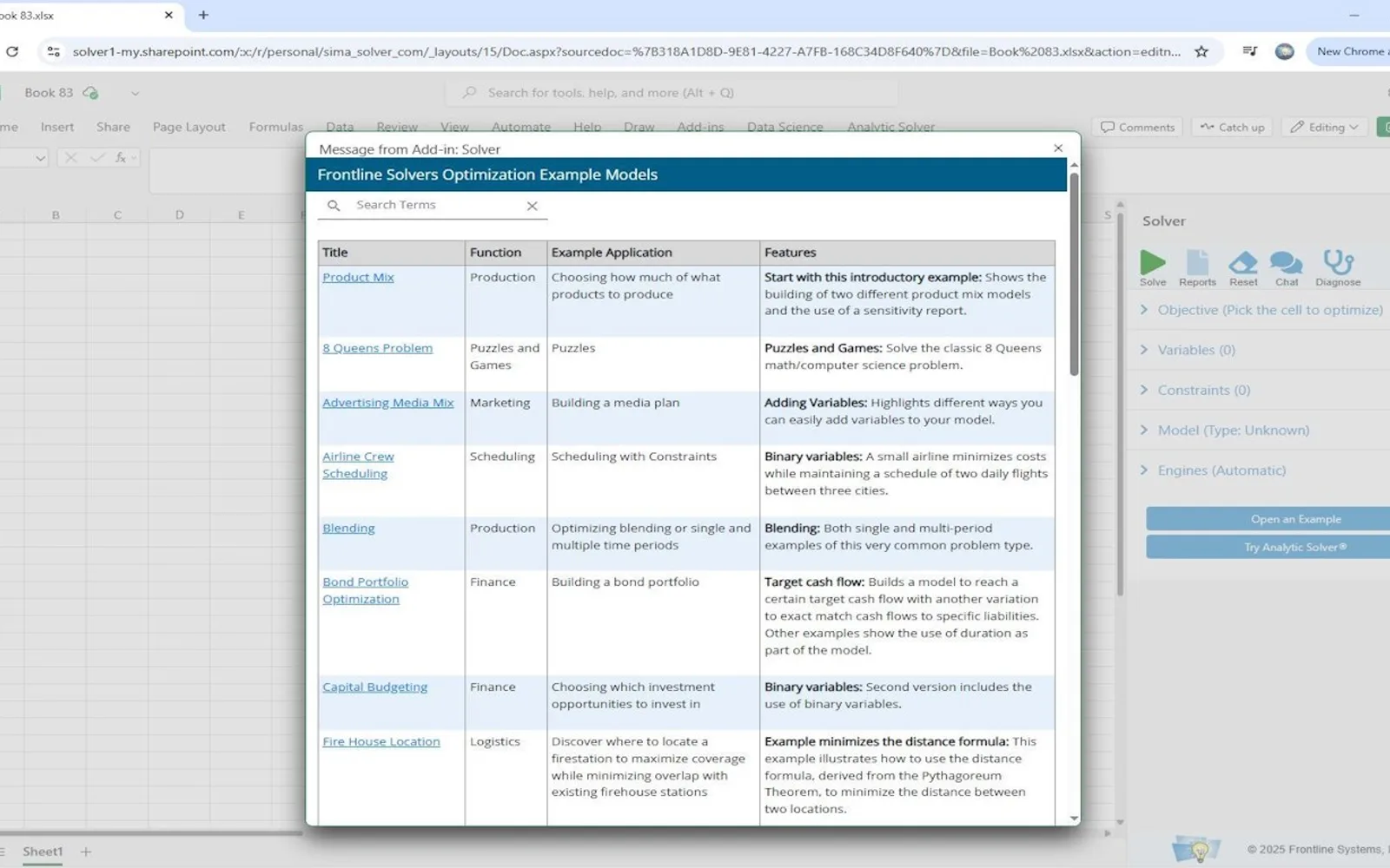 Solver Free — screenshot from the Microsoft Marketplace listing