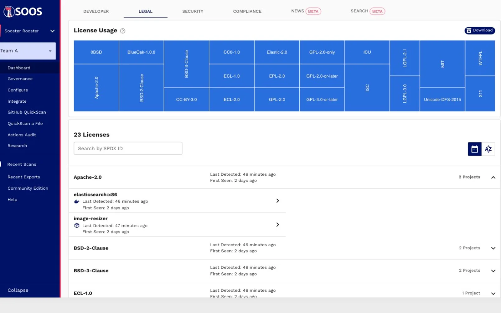 SOOS Core — screenshot from the Microsoft Marketplace listing